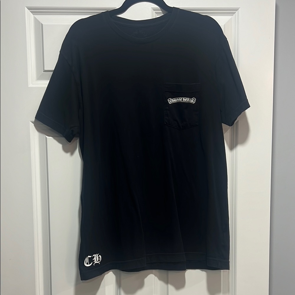 Men’s Black Chrome Hearts Graphic Men's T-Shirt
